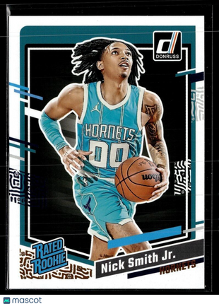 2023-24 DONRUSS RATED ROOKIE 248 Nick Smith Jr. Charlotte Hornets