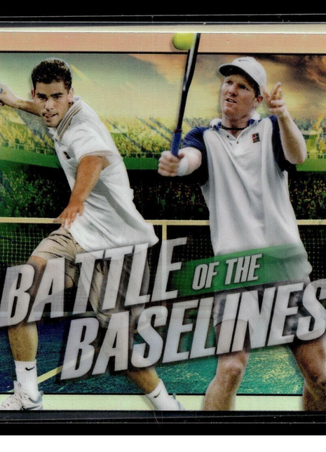 2021 TOPPS CHROME TENNIS BATTLE BASELINES BB-2 Pete Sampras/Jim Courier
