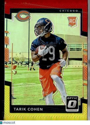 2017 OPTIC RED YELLOW ROOKIE TARIK COHEN BEARS
