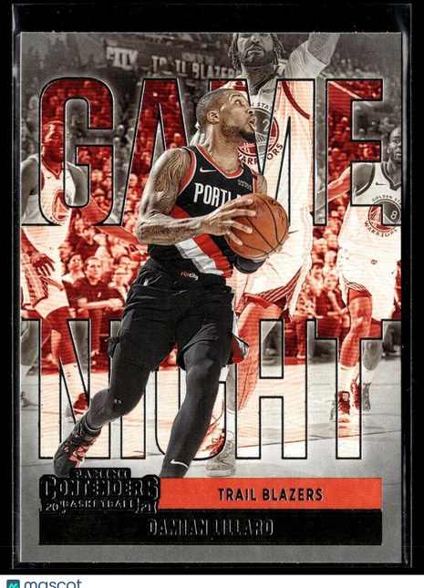 2020-21 CONTENDERS GAME NIGHT DAMIAN LILLARD BLAZERS