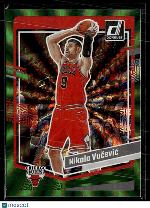 2023-24 DONRUSS GREEN SPIRAL 115 Nikola Vucevic Chicago Bulls