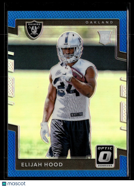 2017 OPTIC BLUE /149 ROOKIE ELIJAH HOOD RAIDERS