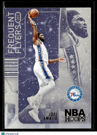 2022-23 NBA HOOPS WINTER FREQUENT FLYERS 10 Joel Embiid - Philadelphia 76ers