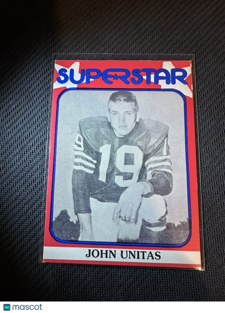 1982 TCMA Superstars Second Series - #74 Johnny Unitas