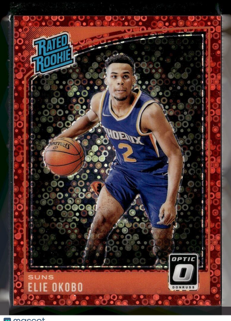 2018-19 OPTIC RED /85 FAST BREAK RATED ROOKIE ELIE OKOBO SUNS