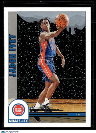2022-23 NBA HOOPS WINTER ROOKIE TRIBUTE 285 Jaden Ivey - Detroit Pistons