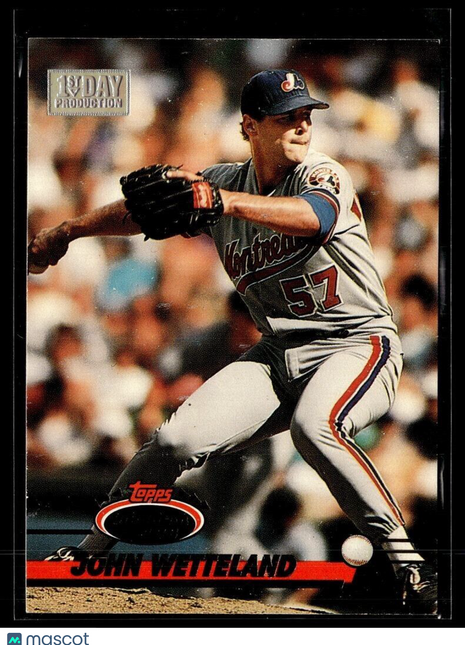 1992 STADIUM CLUB 1ST DAY ISSUE JOHN WETTELAND EXPOS