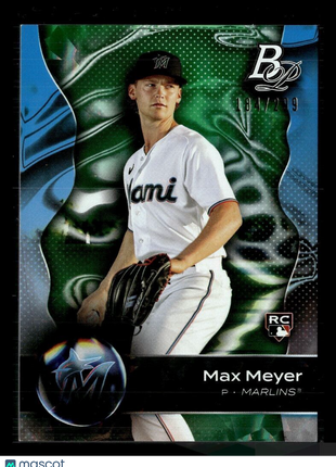 2023 BOWMAN PLATINUM ICE /299 ROOKIE MAX MEYER MARLINS