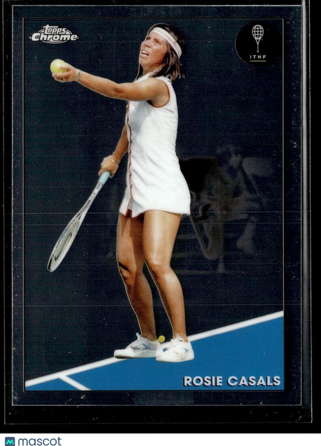 2021 TOPPS CHROME TENNIS 11 Rosie Casals