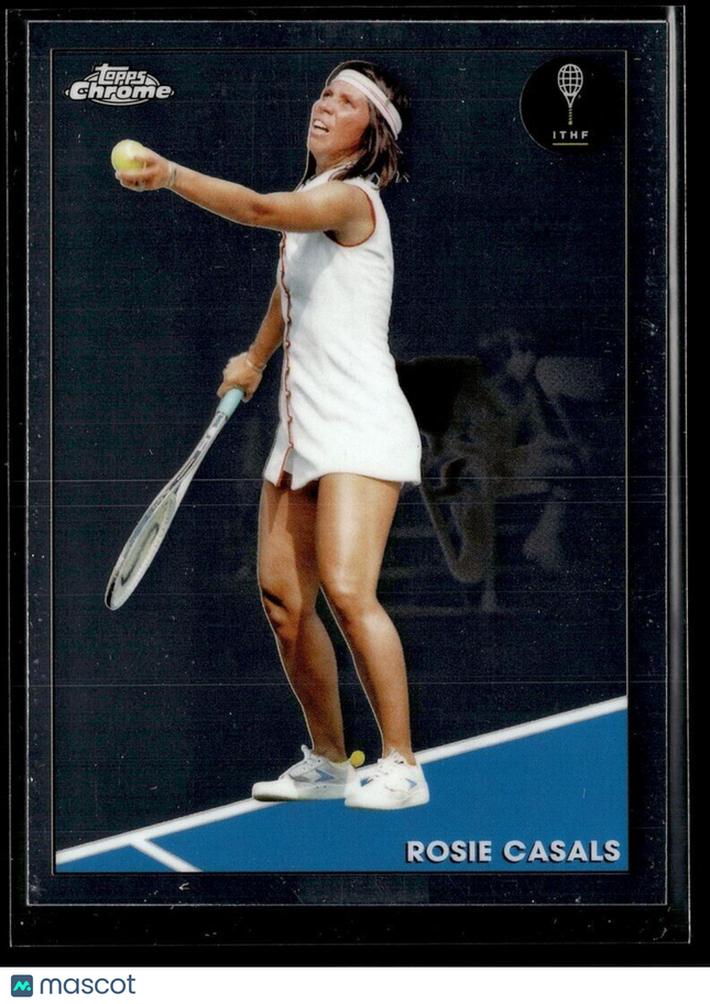 2021 TOPPS CHROME TENNIS 11 Rosie Casals