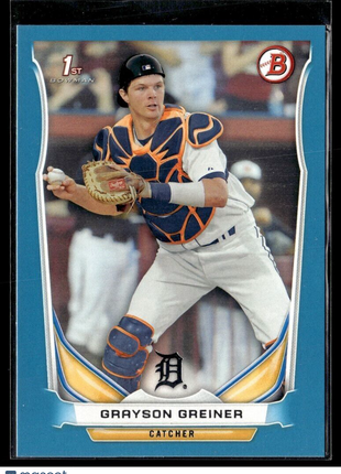 2014 BOWMAN SKY BLUE /399 1ST PROSPECT GRAYSON GREINER ASTROS