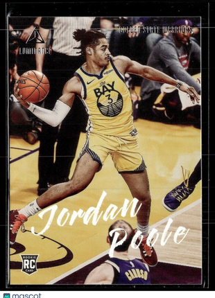 2019-20 CHRONICLES LUMINANCE ROOKIE JORDAN POOLE WARRIORS