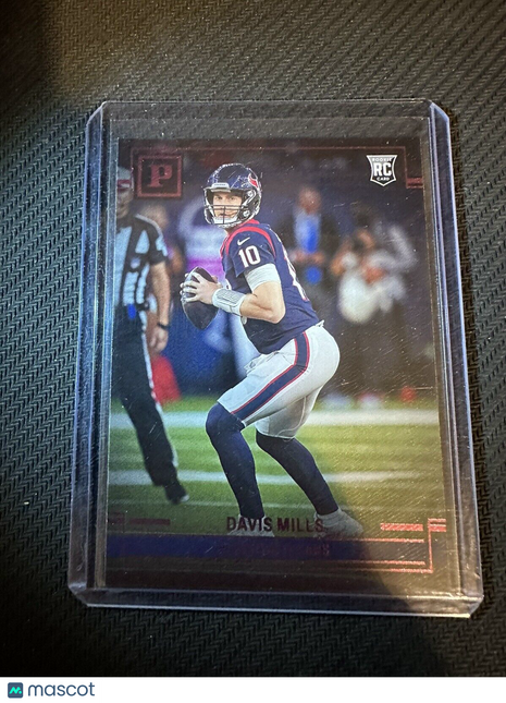 2021 Panini Chronicles - Panini Pink #PA-8 Davis Mills (RC)