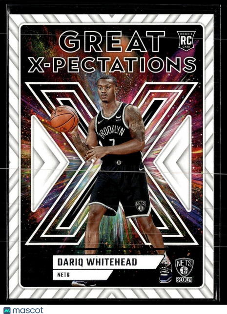 2023-24 DONRUSS GREAT X-PECTATIONS ROOKIE DARIQ WHITEHEAD NETS