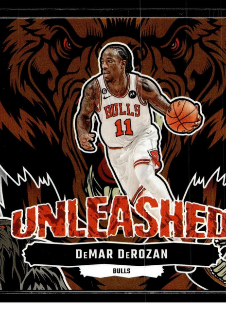 2023-24 DONRUSS PRESS PROOF UNLEASHED DEMAR DEROZAN BULLS