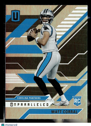 2022 CHRONICLES UNPARALLELED ROOKIE MATT CORRAL PANTHERS