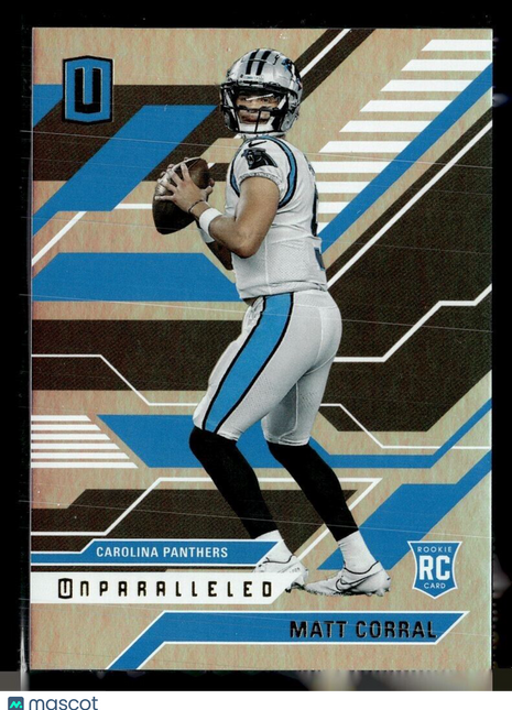 2022 CHRONICLES UNPARALLELED ROOKIE MATT CORRAL PANTHERS
