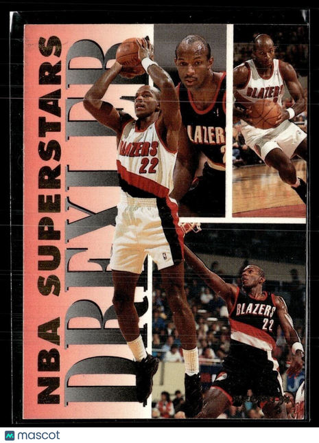 1993-94 FLEER NBA SUPERSTARS CLYDE DREXLER BLAZERS