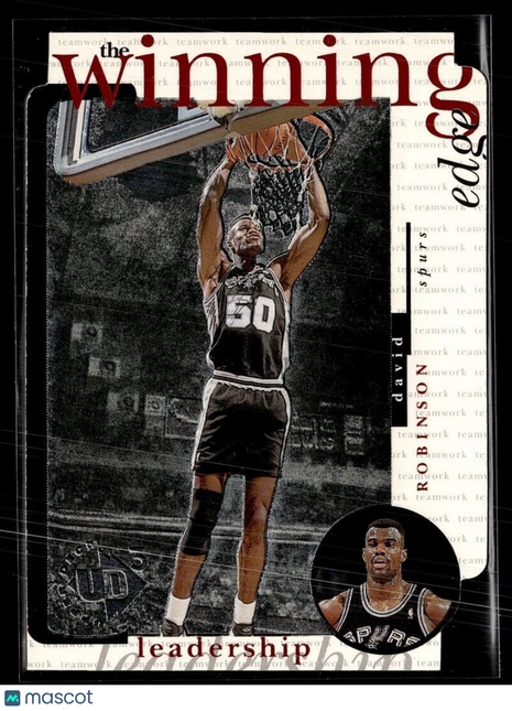1997-98 UD3 WINNING EDGE DAVID ROBINSON SPURS