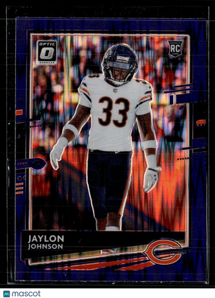 2020 OPTIC PURPLE SHOCK ROOKIE JAYLON JOHNSON BEARS