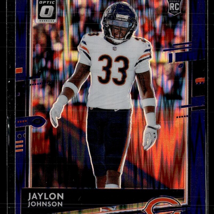 2020 OPTIC PURPLE SHOCK ROOKIE JAYLON JOHNSON BEARS
