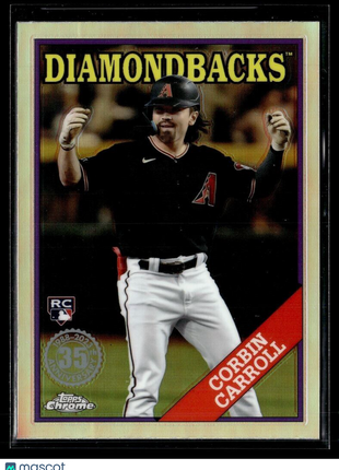 2023 TOPPS CHROME UPDATE 35TH ANNIVERSARY 88CU-20 Corbin Carroll Diamondbacks
