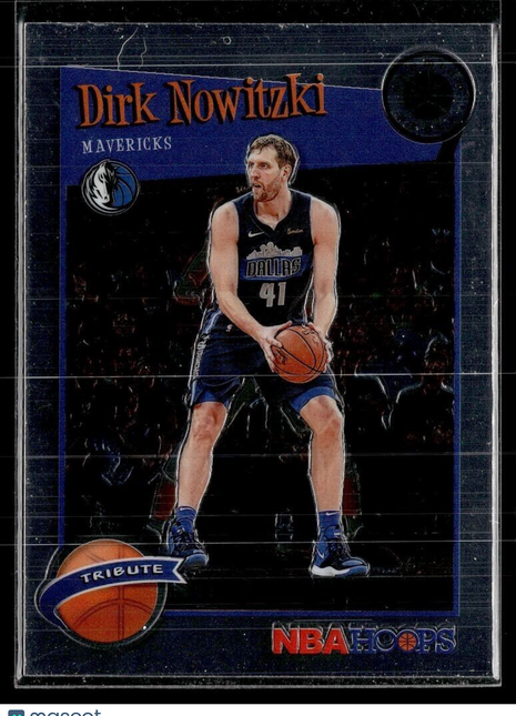 2019-20 NBA HOOPS PREMIUM TRIBUTE DIRK NOWITZKI MAVERICKS
