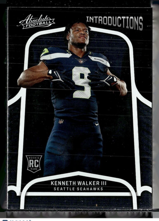 2022 ABSOLUTE ROOKIE INTRODUCTIONS KENNETH WALKER III SEAHAWKS
