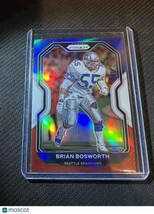 2020 Panini Prizm - Red White & Blue Prizm #299 Brian Bosworth