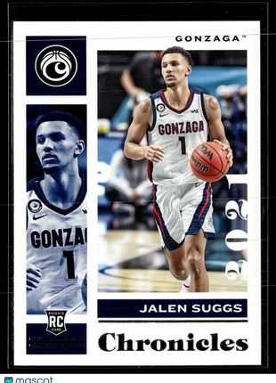 2021-22 CHRONICLES DRAFT ROOKIE JALEN SUGGS GONZAGA