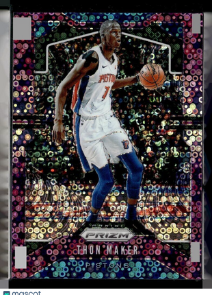 2019-20 PRIZM PURPLE FAST BREAK /75 THON MAKER PISTONS