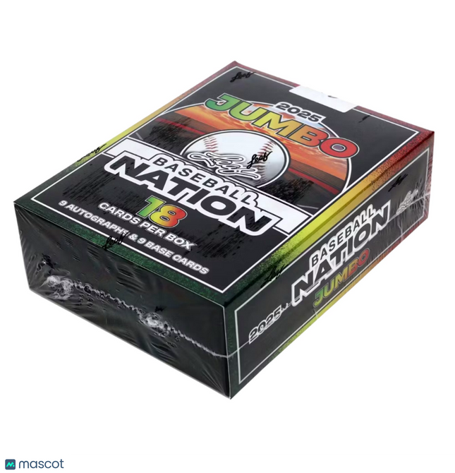 MLB 2025 Leaf Baseball Nation Hobby Jumbo Box