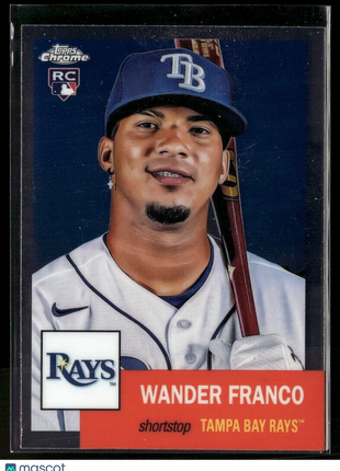 2022 TOPPS CHROME PLAT ANN ROOKIE 35 Wander Franco - Tampa Bay Rays RC