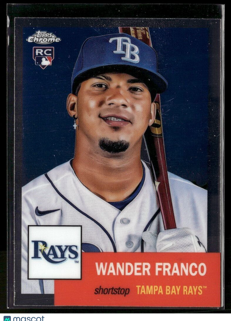 2022 TOPPS CHROME PLAT ANN ROOKIE 35 Wander Franco - Tampa Bay Rays RC