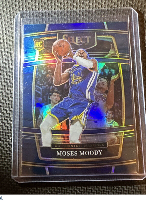 2021-22 SELECT CONCOURSE ROOKIE BLUE WARRIORS MOSES MOODY RC