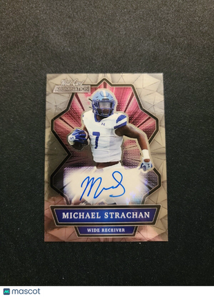 2021 Michael Strachan Wild Card Alumination Rc Rookie Auto