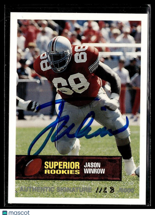 1994 SUPERIOR PIX ROOKIES /5000 AUTO JASON WINROW OHIO ST
