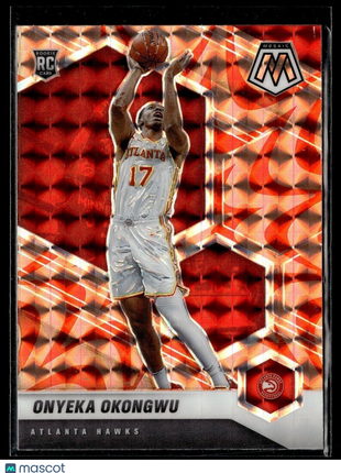 2020-21 MOSAIC ORANGE REACTIVE ROOKIE 225 Onyeka Okongwu - Atlanta Hawks