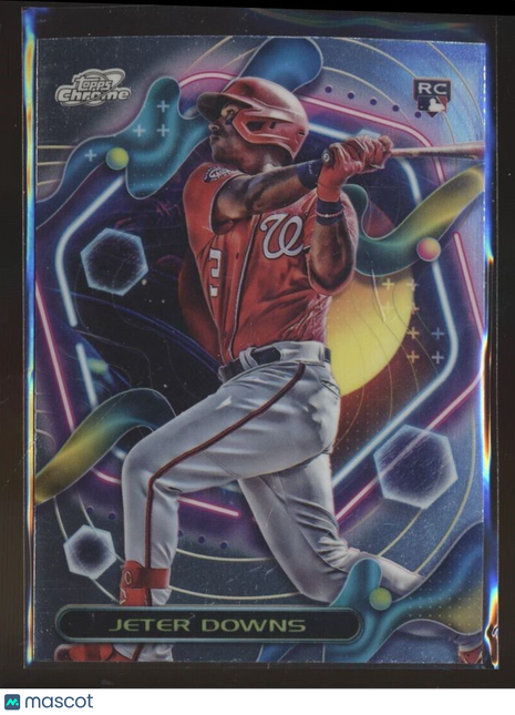 2023 TOPPS SONIC CHROME 106 Jeter Downs - Washington Nationals RC