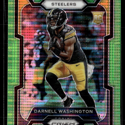 2023 PRIZM GREEN PULSAR ROOKIE 384 Darnell Washington - Pittsburgh Steelers