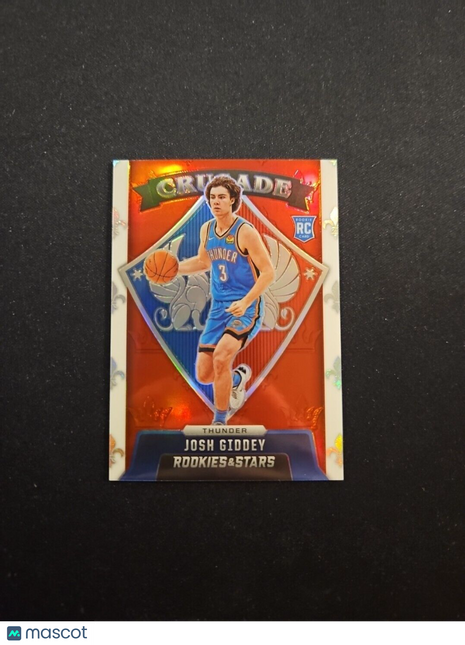 2021-22 Josh Giddey rookies & stars Crusade red Rc rookie /149 Thunder