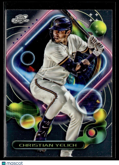 2023 TOPPS COSMIC CHROME 162 Christian Yelich - Milwaukee Brewers