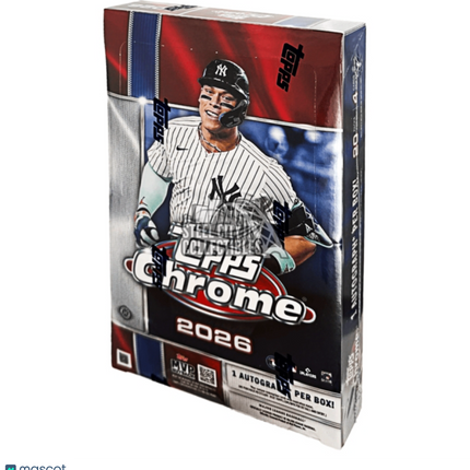 MLB 2026 Topps Chrome Baseball Hobby Box