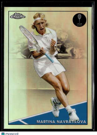 2021 TOPPS CHROME TENNIS REFRACTOR 98 Martina Navratilova