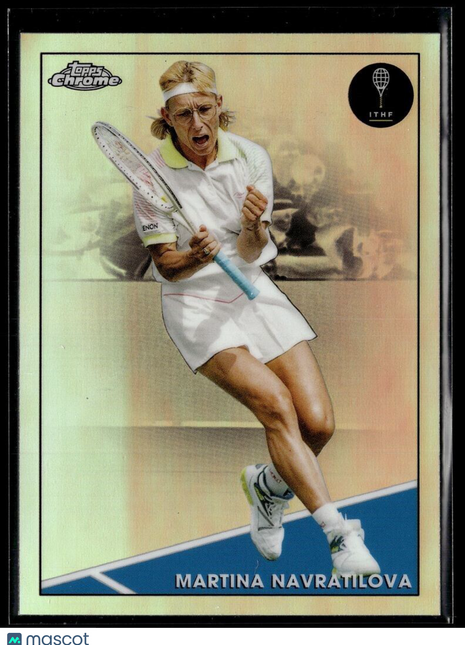 2021 TOPPS CHROME TENNIS REFRACTOR 98 Martina Navratilova