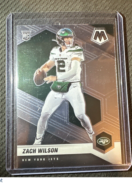 2021 Panini Mosaic #302 ZACH WILSON RC Rookie Card NEW YORK JETS