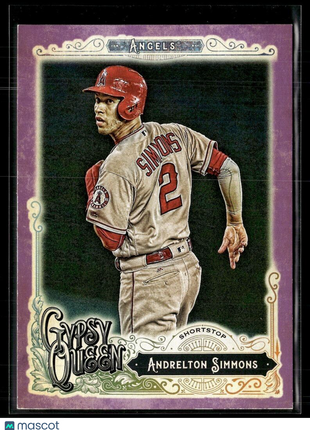 2017 GYPSY QUEEN PURPLE /250 ANDRELTON SIMMONS ANGELS