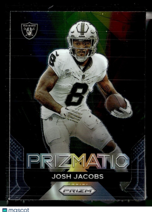 2023 PRIZM PRIZMATIC JOSH JACOBS RAIDERS