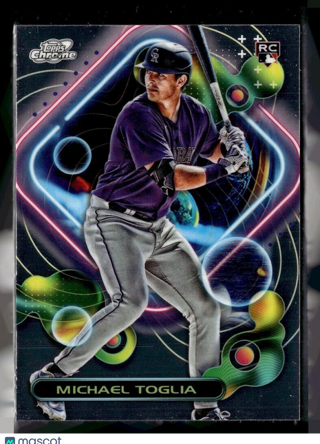 2023 TOPPS COSMIC CHROME 18 Michael Toglia - Colorado Rockies RC