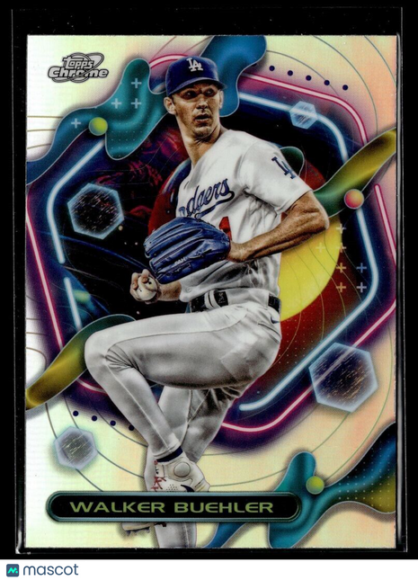 2023 TOPPS COSMIC CHROME REFRACTOR 144 Walker Buehler - Los Angeles Dodgers